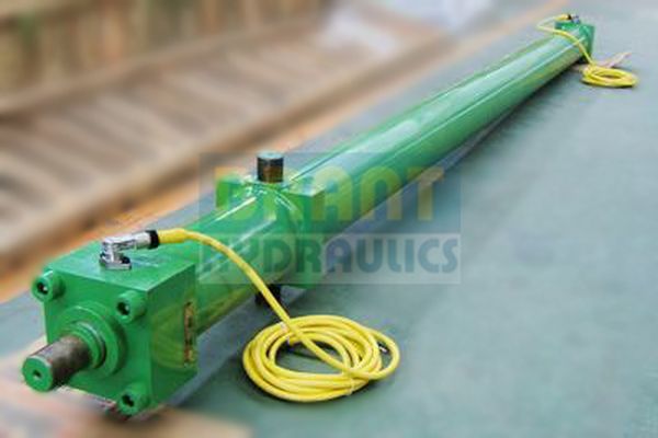 JOHS hydraulic cylinder with sensor