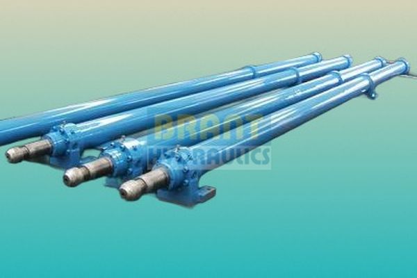 roller change cylinder for steel mill