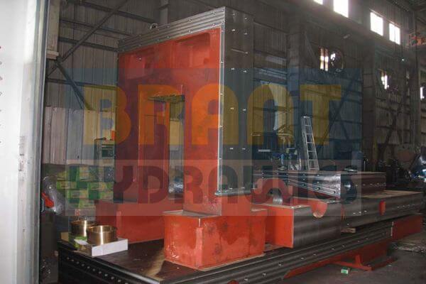 frame welding machining