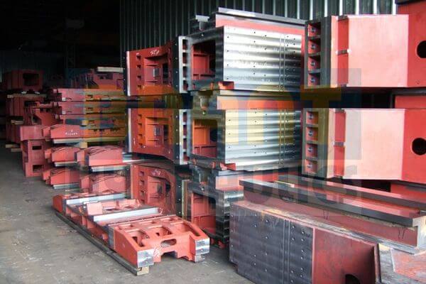 large frame welding machining