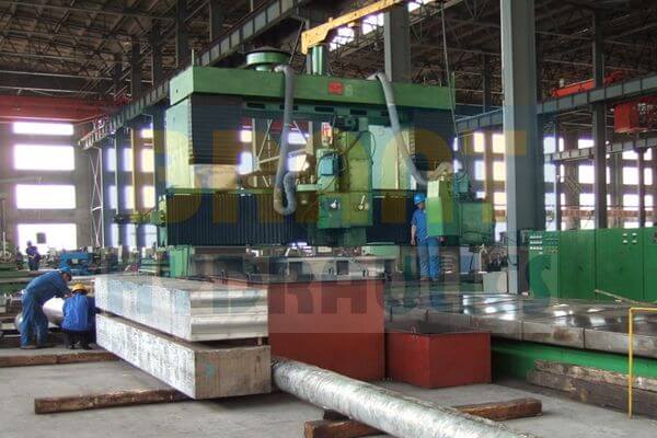 large frame welding machining