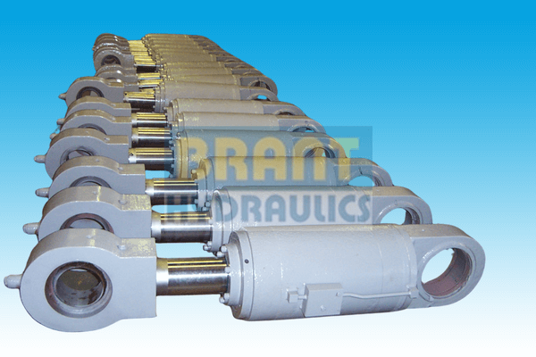 hydraulic cylinder for heavy construction machinery