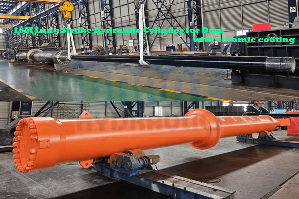 16m long dam gate cylinder