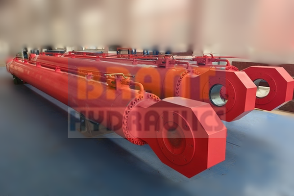 Customized hydraulic cylinder of marine crane ram cylinder